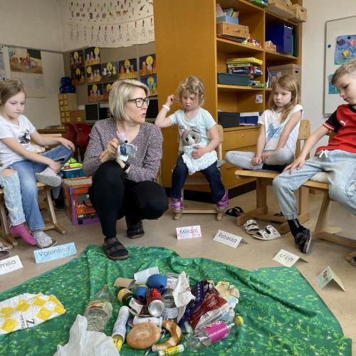 Abfall macht Schule
