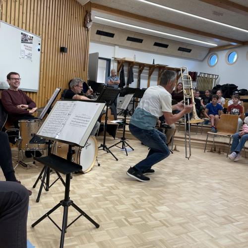 Besuch bei der Musikkapelle Oberhofen