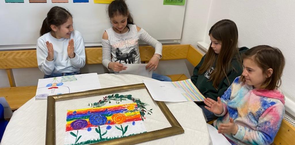 Präsentation des eigenen Kunstwerkes